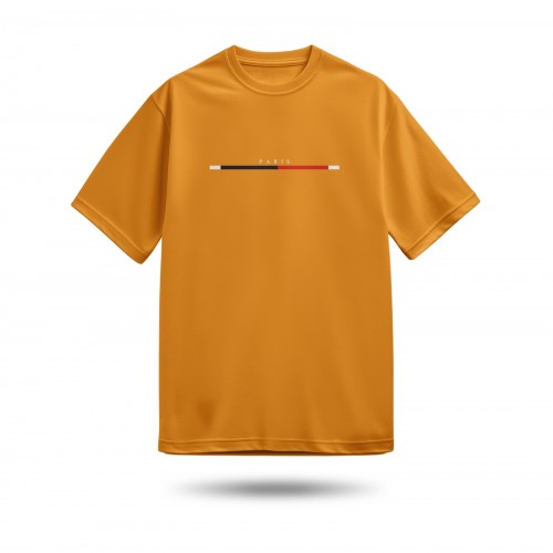 Ανδρικό T-Shirt "Paris" - Μουσταρδί