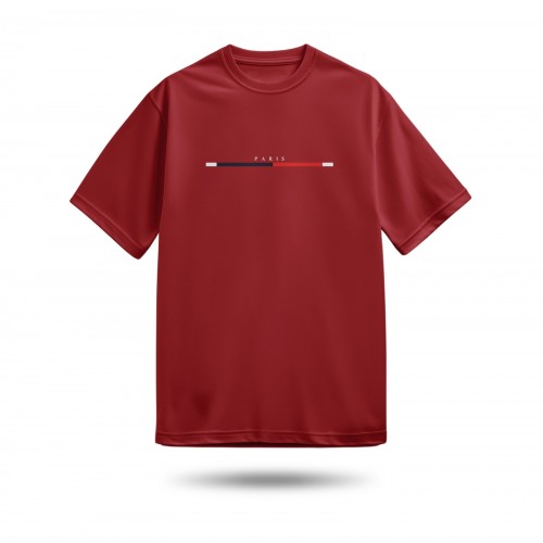 Ανδρικό T-Shirt "Paris" - Μπορντό