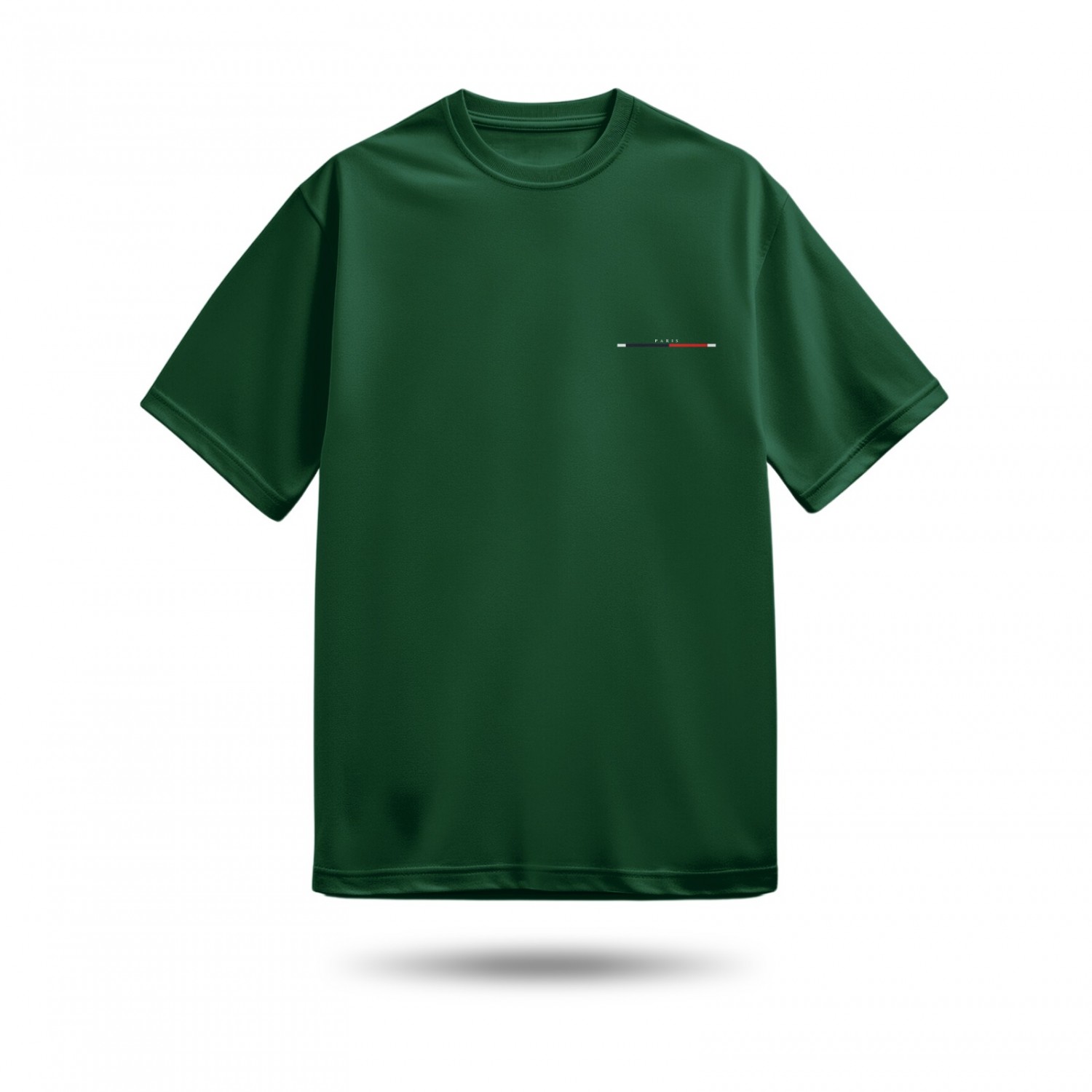 Ανδρικό T-Shirt "Paris" με Σχέδιο στο Πλάι - Κυπαρισσί