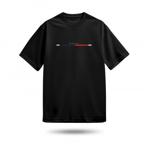Ανδρικό T-Shirt "Paris" - Μαύρο