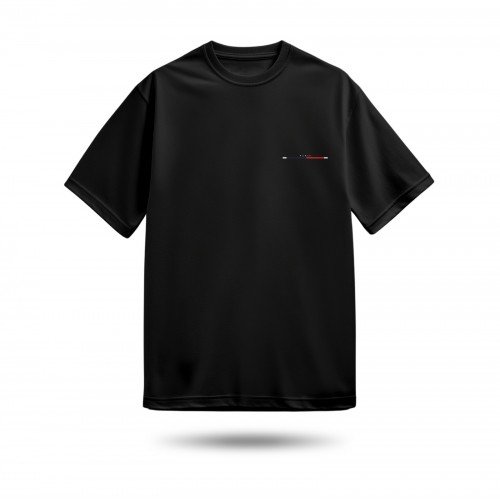 Ανδρικό T-Shirt "Paris" με Σχέδιο στο Πλάι - Μαύρο
